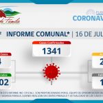 INFORME COMUNAL COVID-19 | VIERNES 16 JULIO