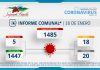 INFORME COMUNAL COVID-19 | DOMINGO 16 DE ENERO