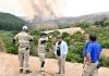 ARDUO TRABAJO PARA MANTENER CONTROLADO INCENDIO EN EL DURAZNO