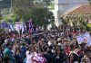 SAGRADA FAMILIA CON TRADICIONAL DESFILE DIO EL VAMOS A LAS FIESTAS PATRIAS