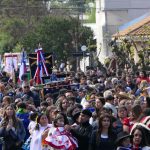 SAGRADA FAMILIA CON TRADICIONAL DESFILE DIO EL VAMOS A LAS FIESTAS PATRIAS