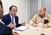 ANTE MINISTRO DEL DEPORTE SE PLANTEA INICIATIVA PARA CONTAR CON POLIDEPORTIVO EN SAGRADA FAMILIA