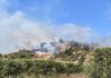 TRABAJO MANCOMUNADO PARA COMBATIR INCENDIO FORESTAL EN EL DURAZNO