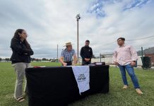 COMIENZAN OBRAS DE NUEVAS GRADERÍAS EN ESTADIO DE SAGRADA FAMILIA