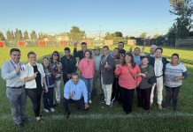 INAUGURACI脫N DE CIERRE PERIMETRAL DE CANCHA DE LO VALDIVIA